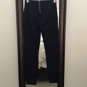 J. Crew navy pixie pant (back zipper)